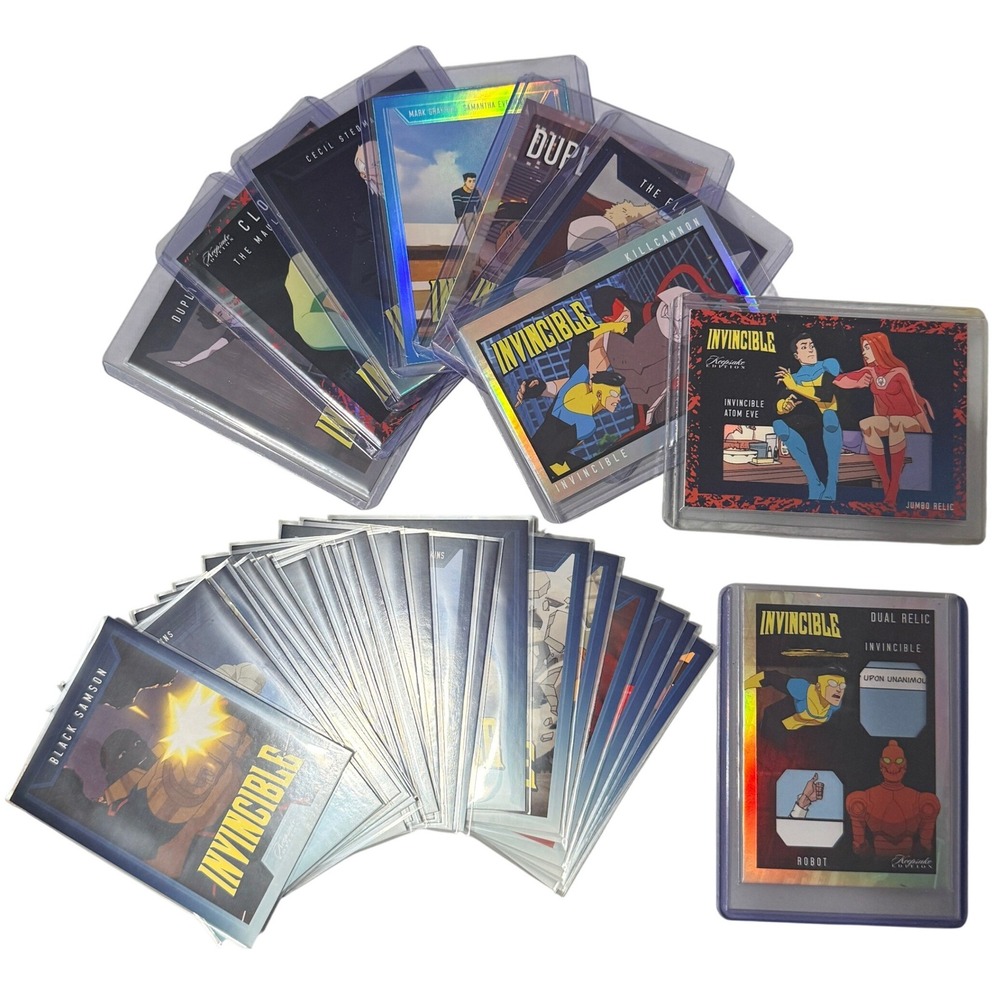 Keepsake Invincible Trading Card Lot Jumbo Dual Relic Hologram Multi 2025 Series